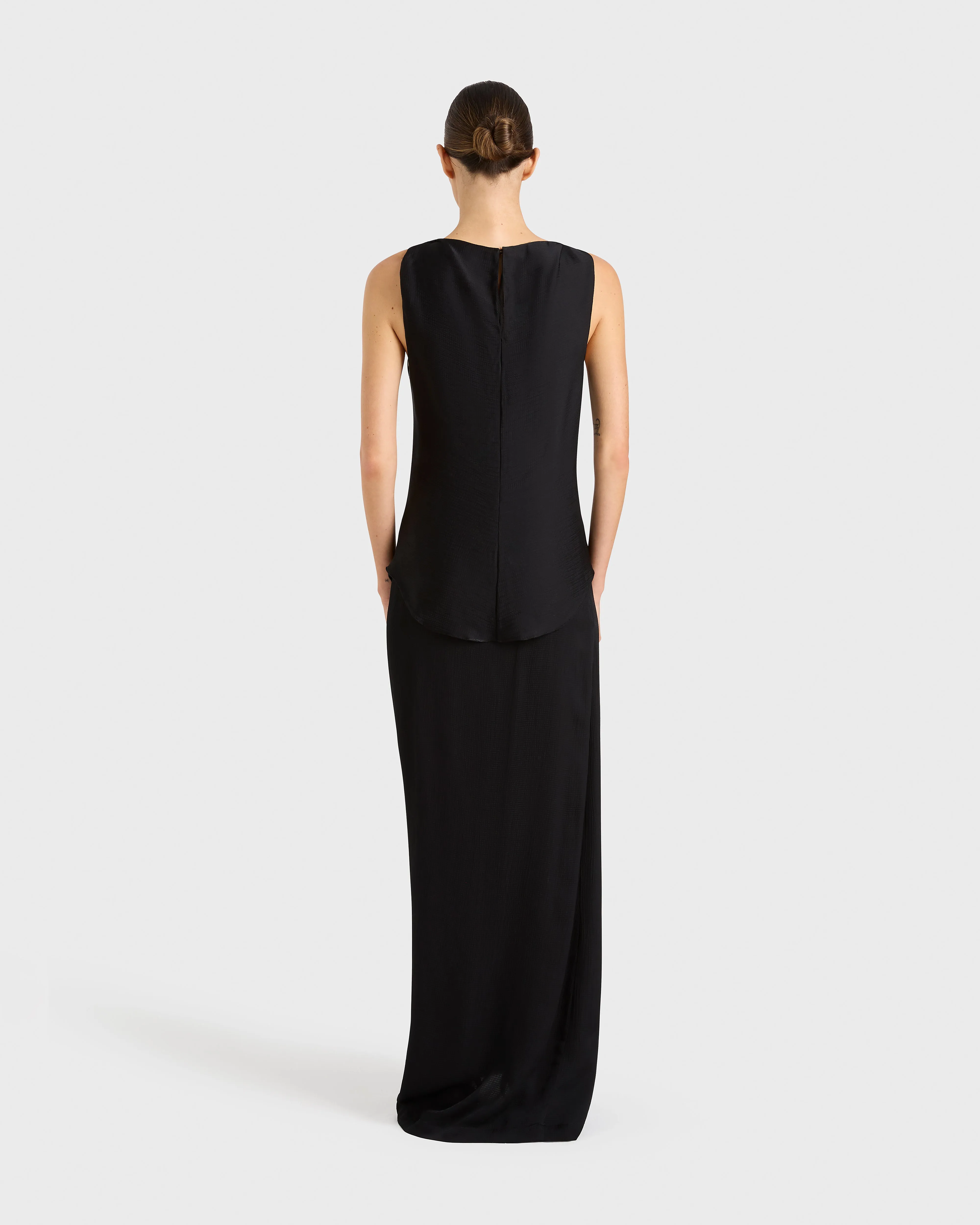 Ardea Draped Skirt - Black