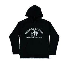 Chrome Hearts Hoodie Three Cross Embroidery