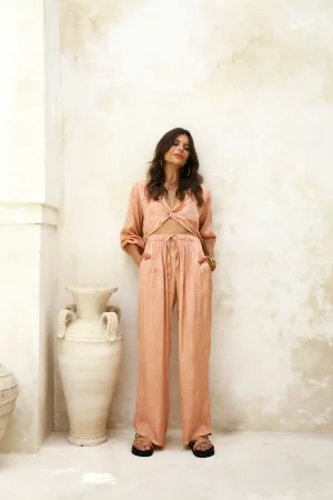 Galea Pants - Pastel Peach