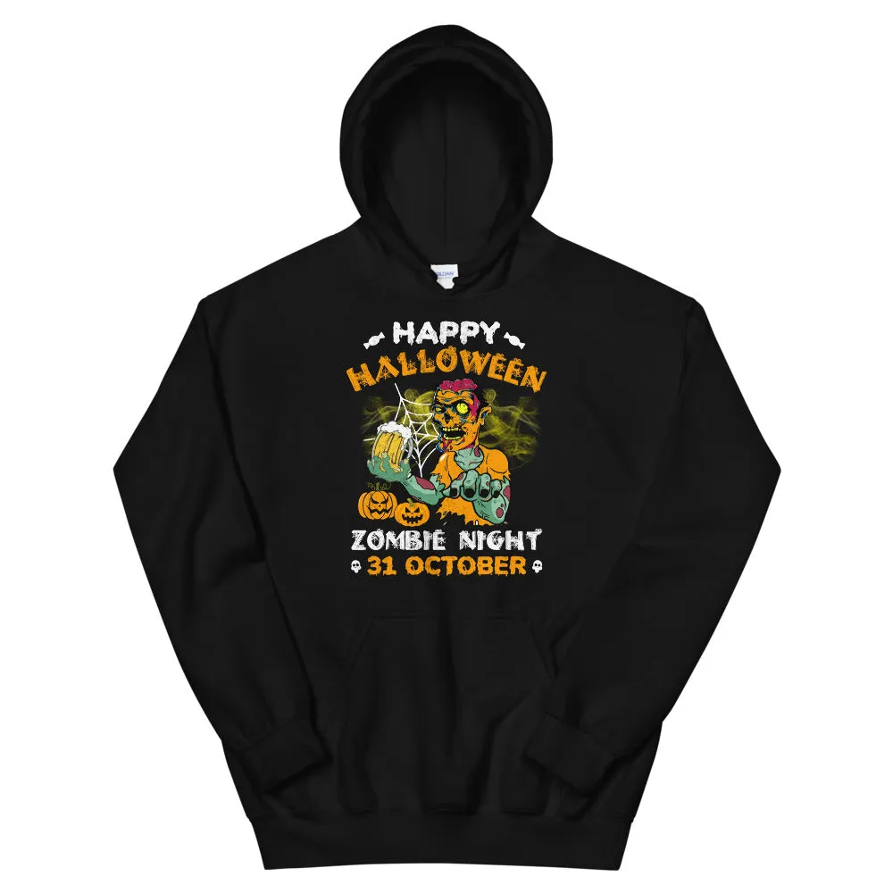 Halloween Zombie Night Unisex Hoodie