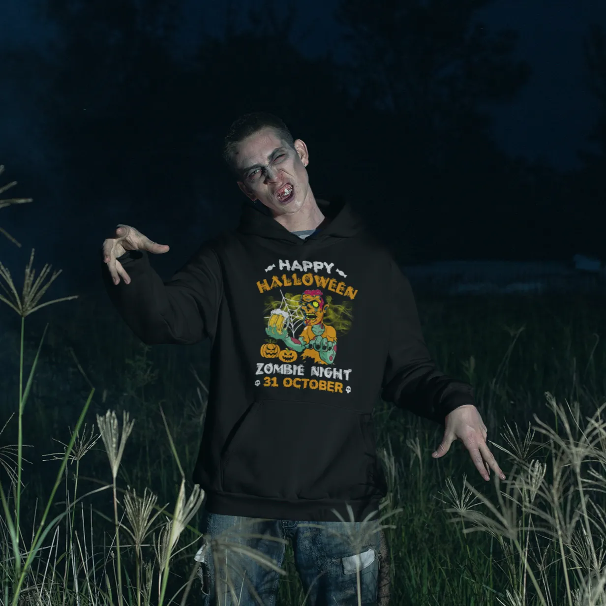 Halloween Zombie Night Unisex Hoodie