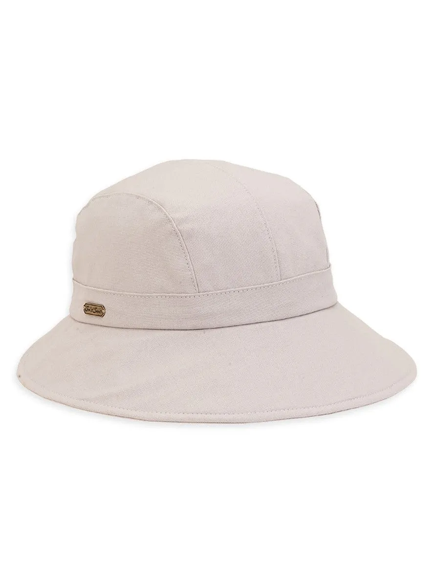 Hat Grey Cotton Tapered Cap Women's HH1391N