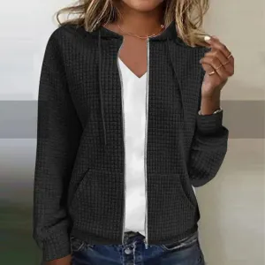 Ivyshape | Cozy Textured Hoodie