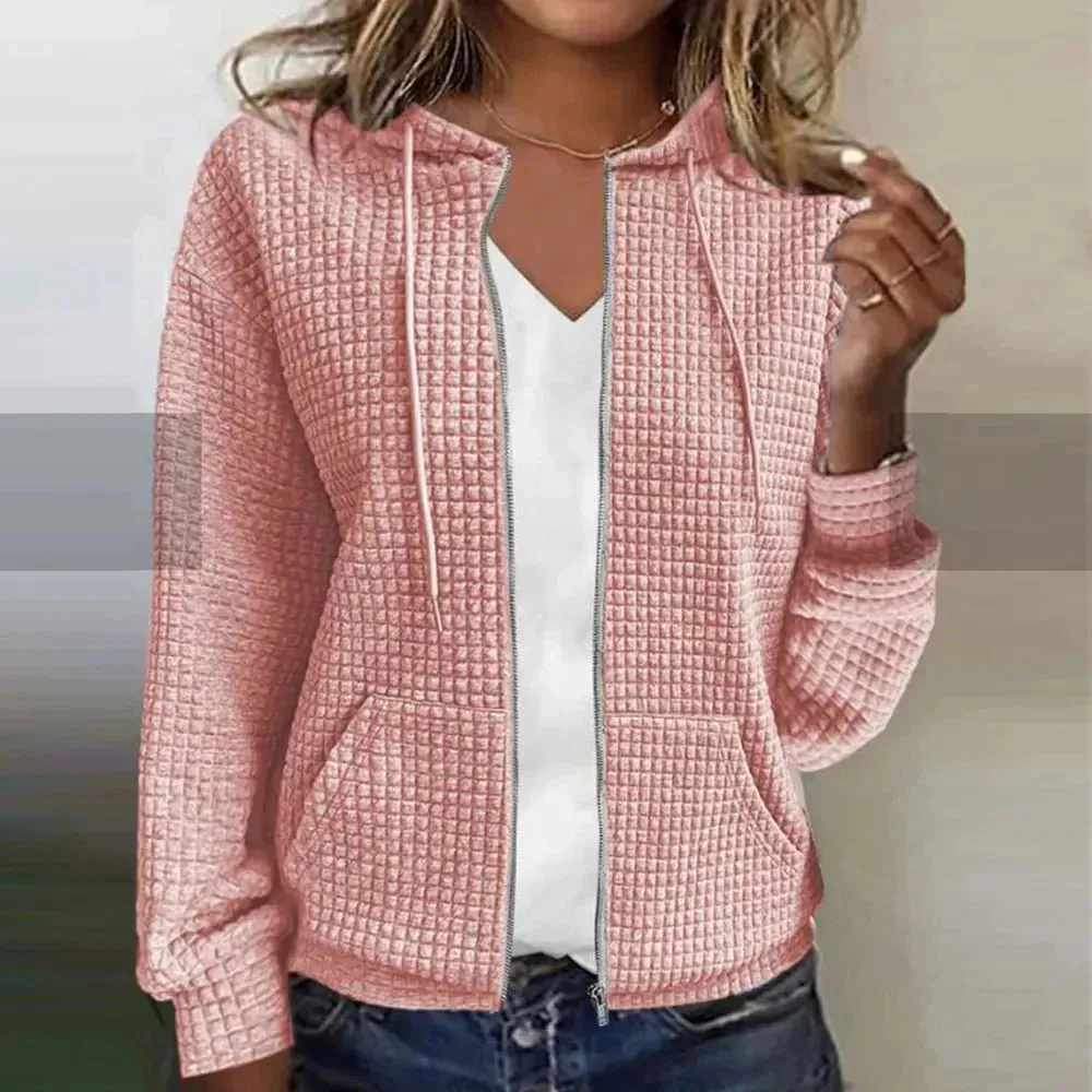 Ivyshape | Cozy Textured Hoodie