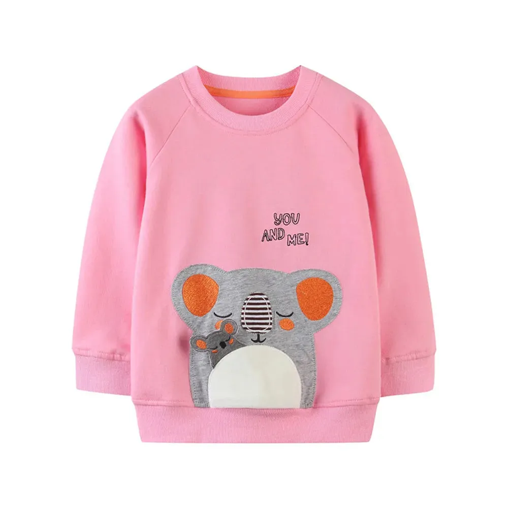 Kids Girls Boys Christmas Theme Print Sweatshirts
