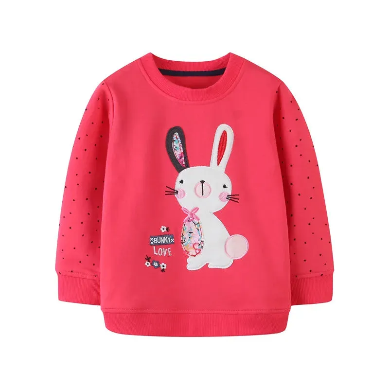 Kids Girls Boys Christmas Theme Print Sweatshirts