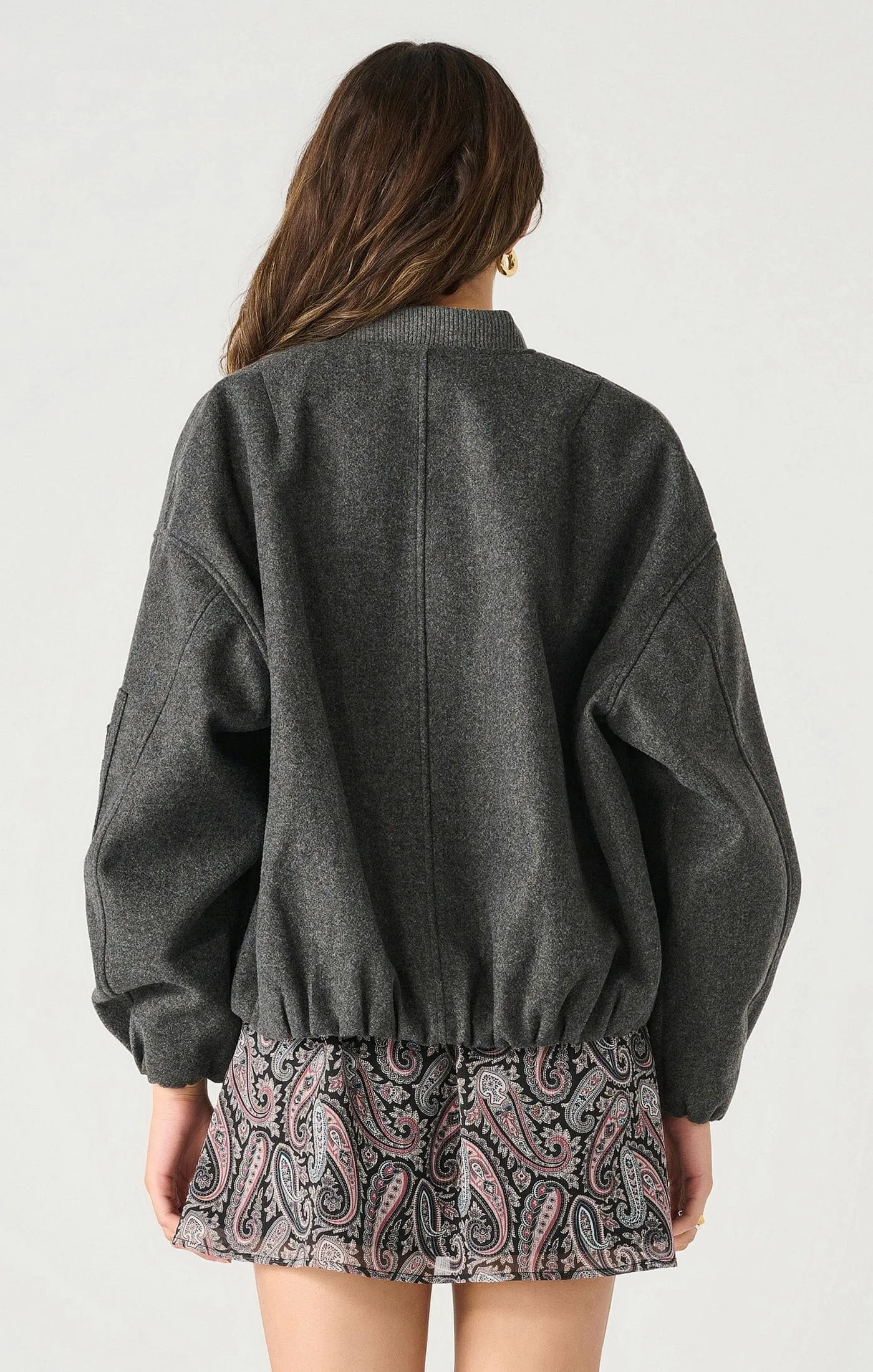 MUST HAVE GREY BOMBER JACKET