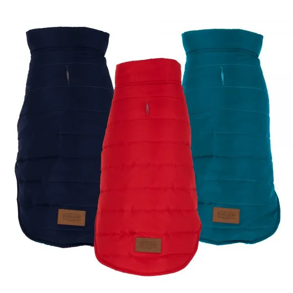 Pendleton Puffer Dog Coat Red