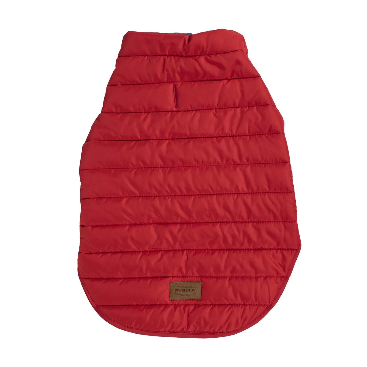 Pendleton Puffer Dog Coat Red