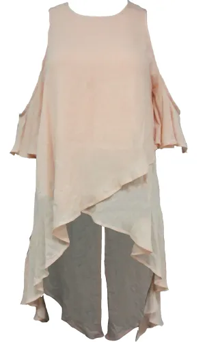RV0494SS Drop Shoulder High Low Top (Pack) On Sale