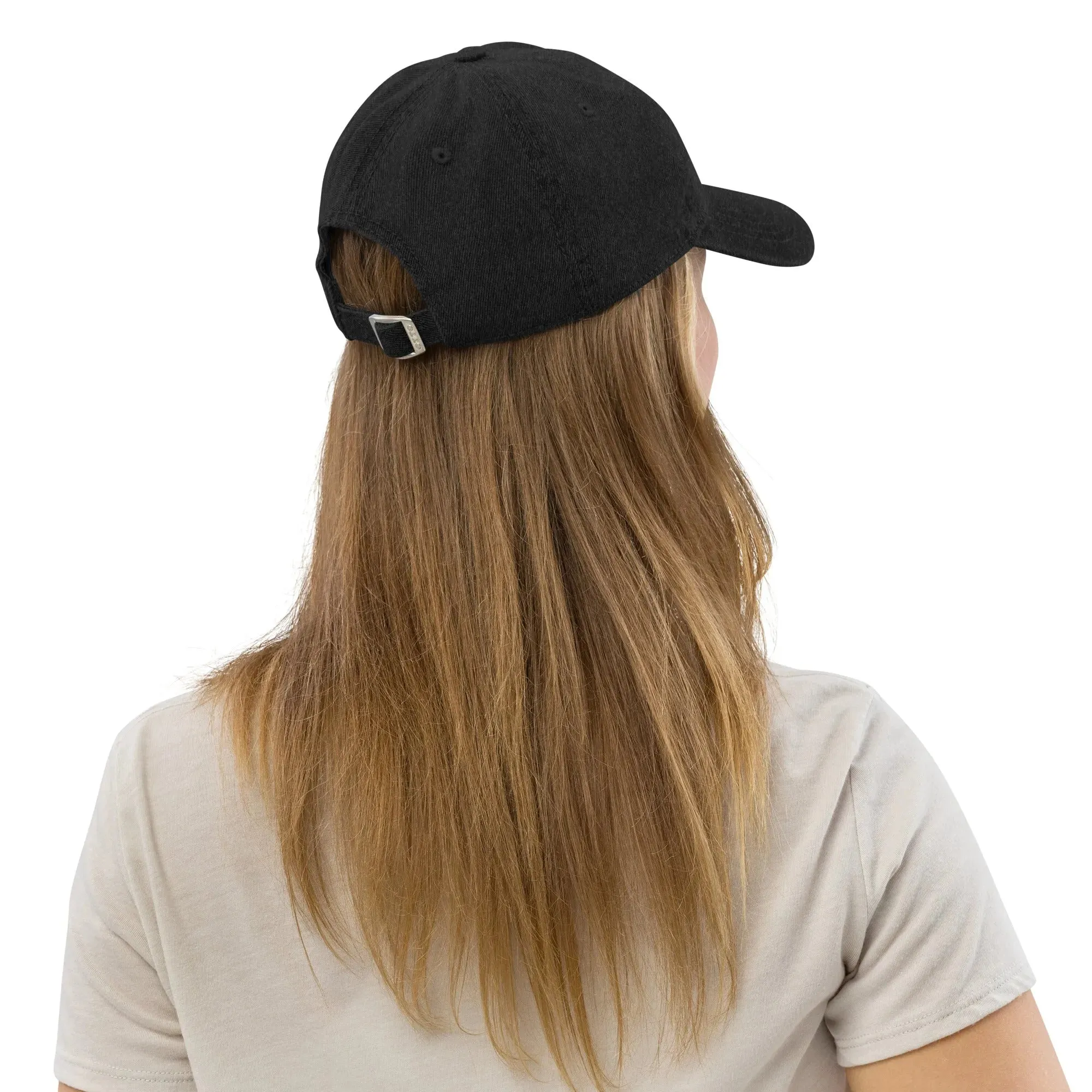 Southwestern Embroidered Denim Dad Hat