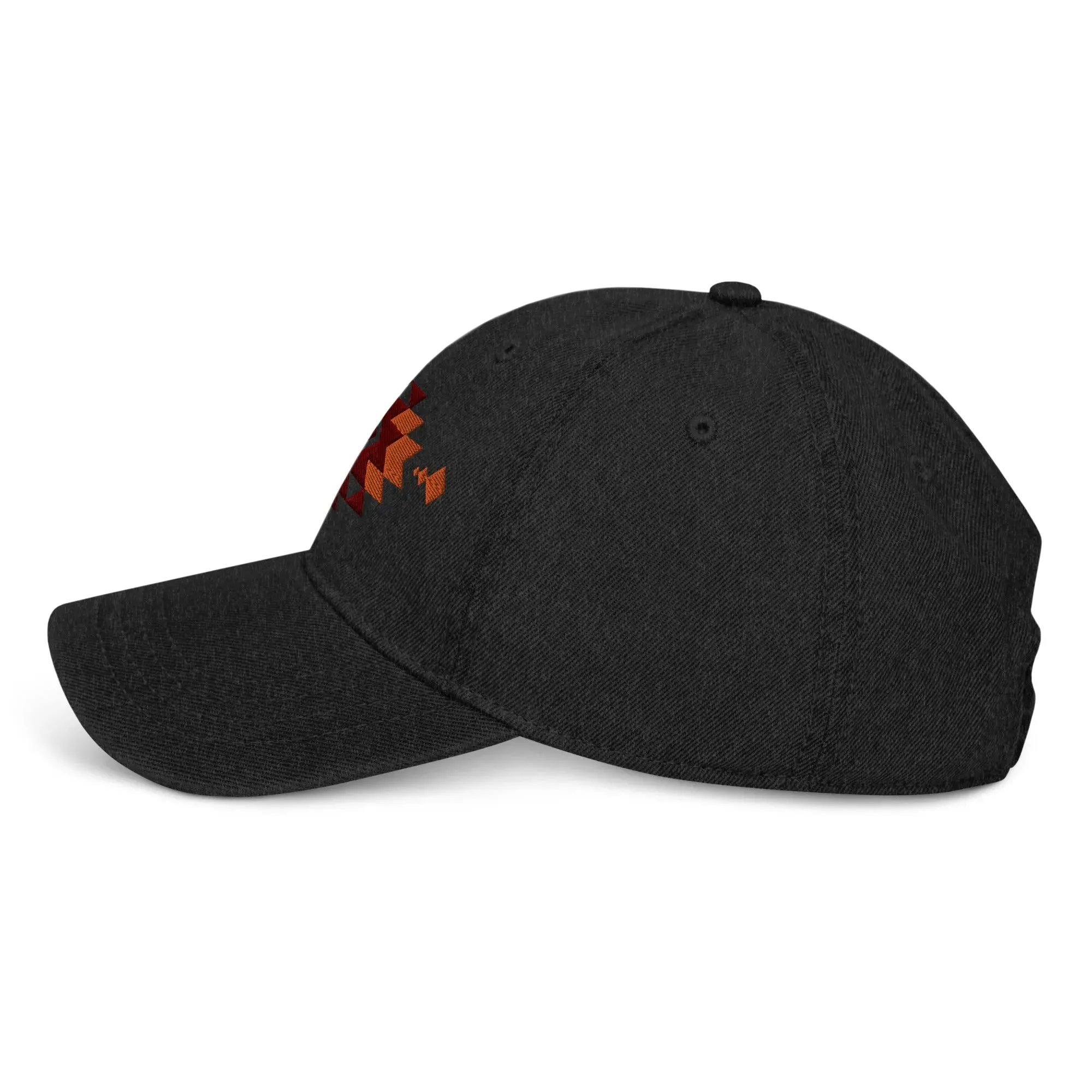Southwestern Embroidered Denim Dad Hat