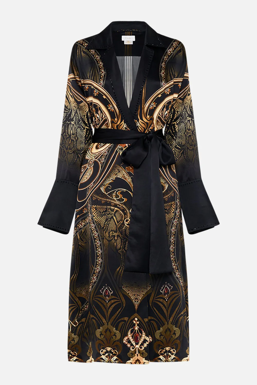 SPLIT CUFF SOFT COAT NOUVEAU NOIR