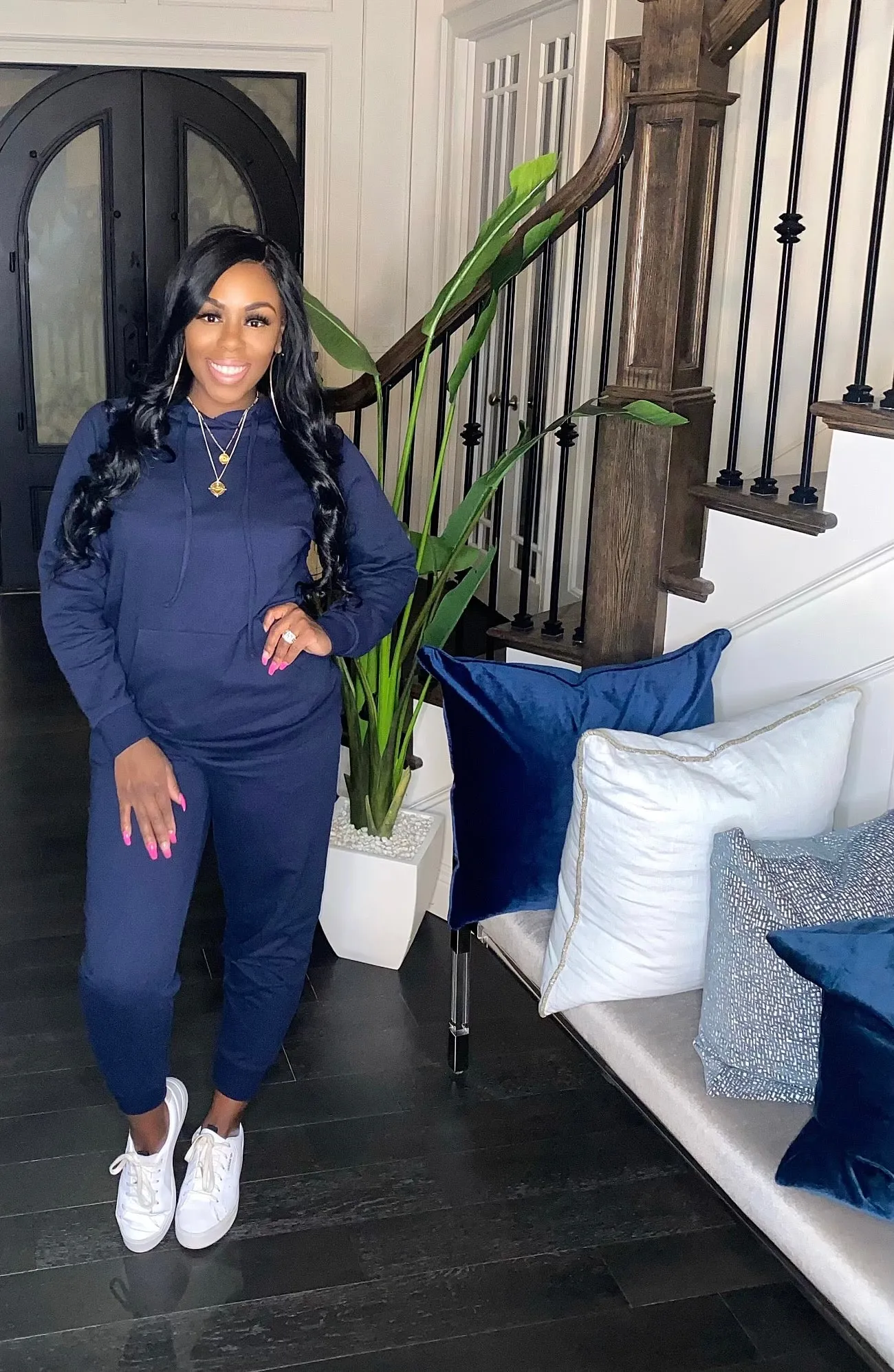 Stay Cozy Set (Navy)