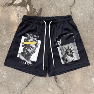 Trendy brand hip-hop fashion street shorts