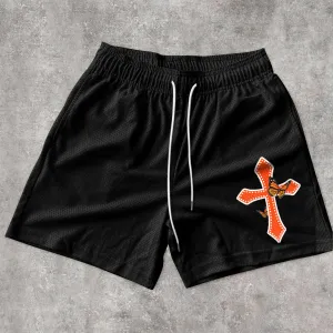 Trendy retro casual street sports shorts