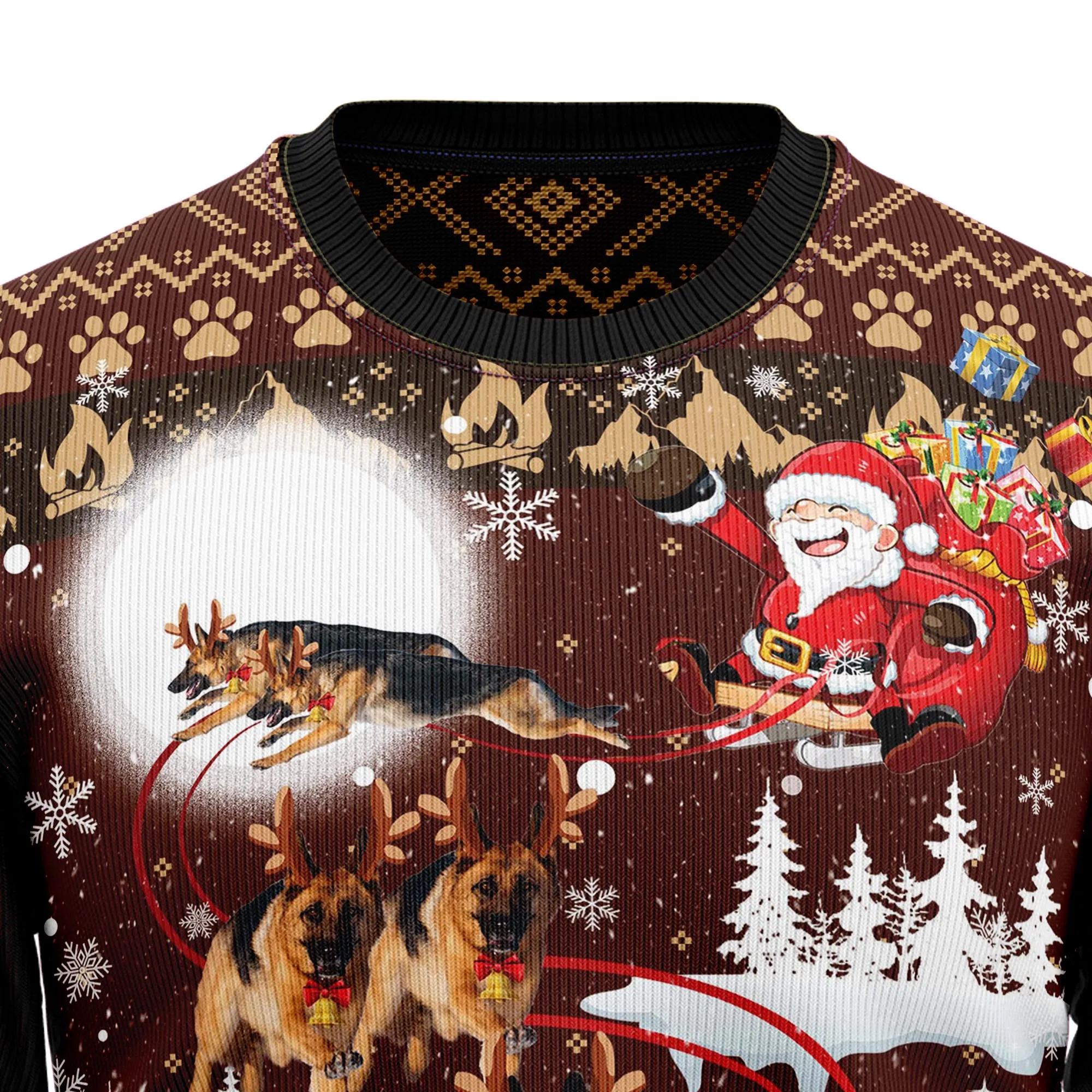 Ugly Sweater JulesRoche All-Over Print Warm Pullover