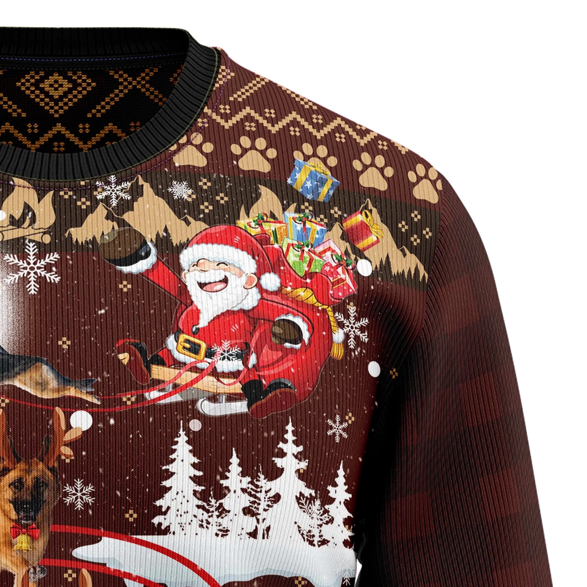 Ugly Sweater JulesRoche All-Over Print Warm Pullover