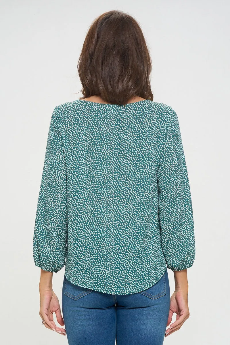 Veronica Tie Front Blouse