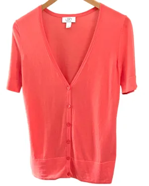 Warm Spring Tangerine Cardigan Sweater