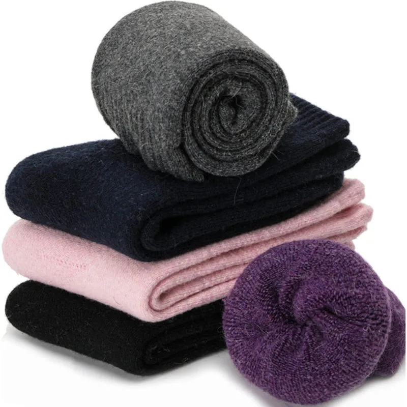 Women's 5 Pairs Hiking Thermal Wool Socks